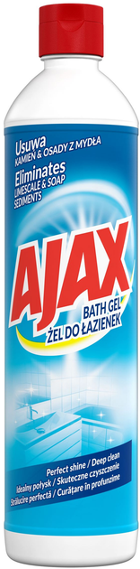 Засіб Ajax для видалення накипу у ванній кімнаті 500 мл - зображення 1