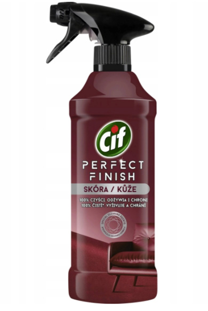 Очищувальний спрей Cif Perfect Finish для шкіри 435 мл (8717163831595) - зображення 1