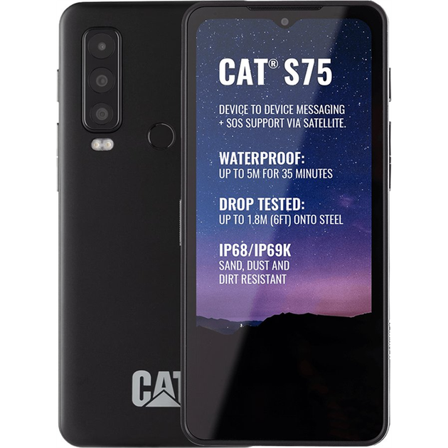 Смартфон CAT S75 6/128GB Black – фото, отзывы, характеристики в ...