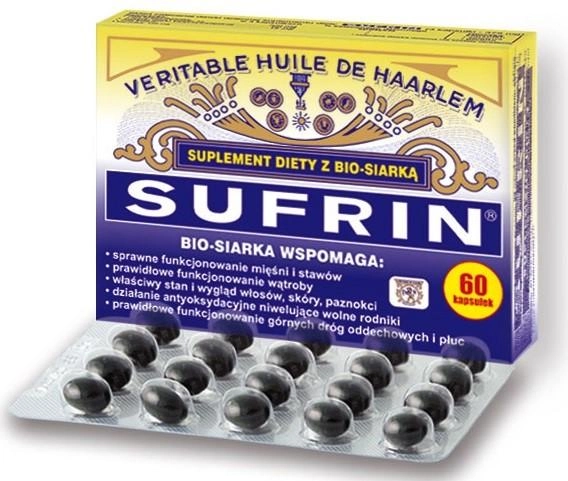 Суфрин з біосіркою Sufrin Bio-Siarka 60 капсул (SUFRIN) - зображення 2