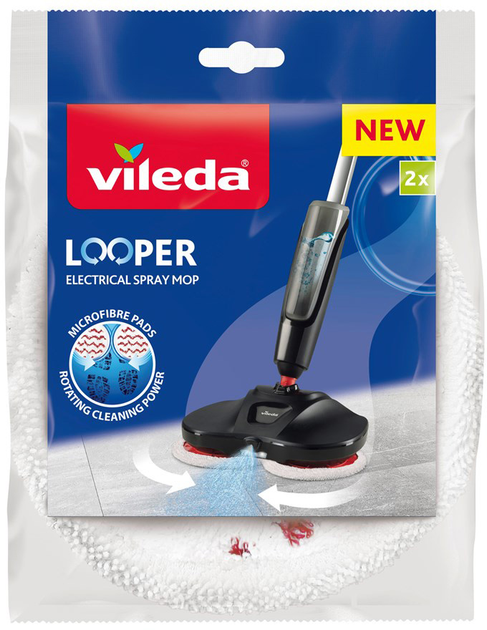 Насадки для електричної швабри Vileda Looper 2 шт (169838) - зображення 1