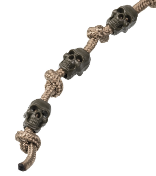 Пробки для шнурка Mil-Tec® SKULL набір 10 шт BLACK - зображення 2