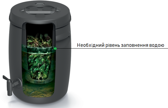 Емкость для получения удобрений Prosperplast 25 л Черная (5905197485942) - изображение 6