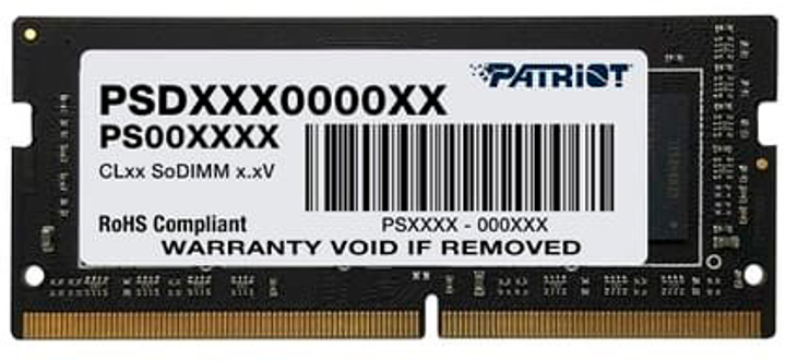RAM Patriot SODIMM DDR4-2666 32768MB PC4-21400 (PSD432G26662S) - obraz 1