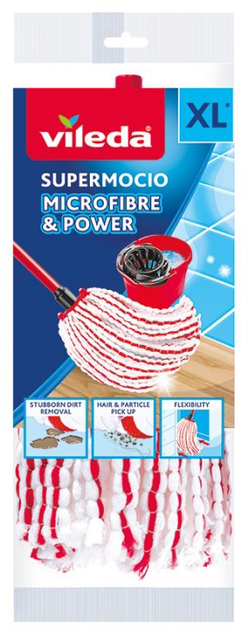 Змінний моп для швабри Vileda Microfibre & Power (157919) - зображення 1