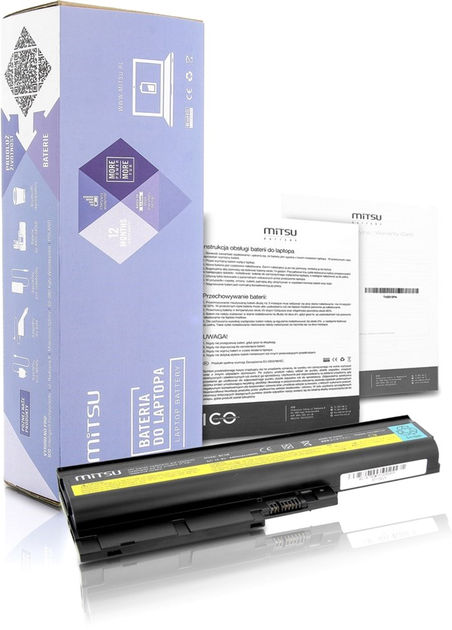 Bateria Mitsu do laptopów IBM 10,8 V 4400 mAh (BC/IB-T60) - obraz 1