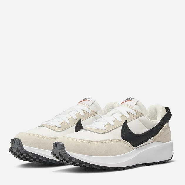 Buty sportowe damskie zamszowe na platformie do kostki Nike Waffle Debut DH9523-102 39 (8US) 25 cm Białe (196149211039) - obraz 2