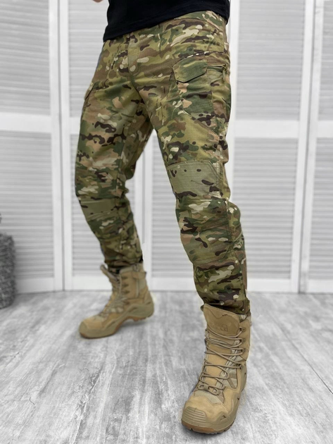 Тактические военные боевые брюки Nation, Камуфляж: Мультикам, Размер: XXL - изображение 1