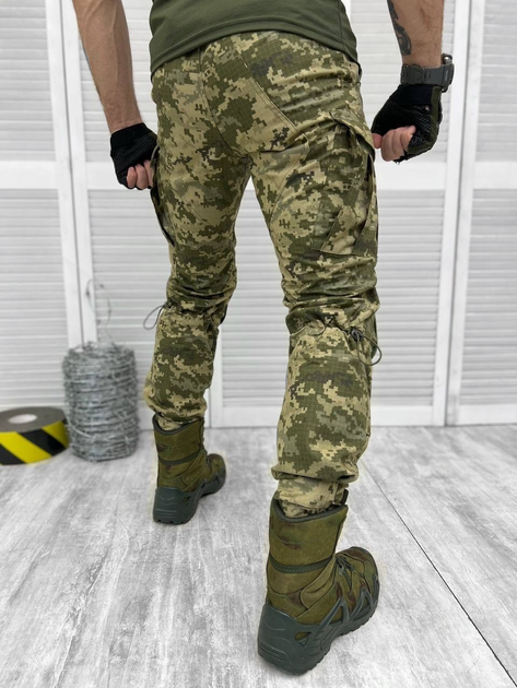 Тактичні військові бойові штани Logos, Камуфляж: Піксель ЗСУ, Розмір: L - зображення 2