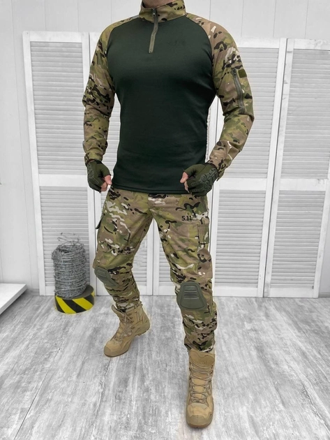 Тактический военный костюм 5.11 ( Убакс + Штаны ), Камуфляж: Мультикам, Размер: L - изображение 1