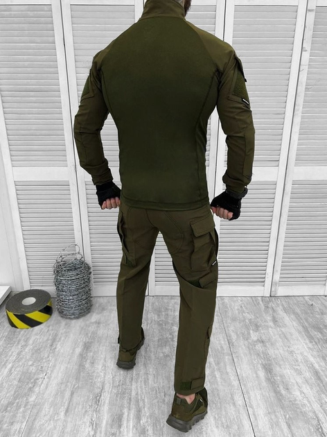 Тактичний військовий костюм Singl Sword ( Убакс + Штани ), Камуфляж: Олива, Розмір: L - зображення 2