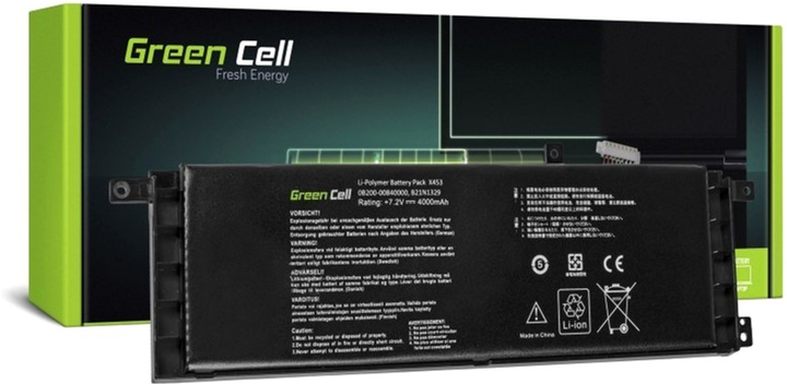 Акумулятор Green Cell для ноутбуків Asus 7.2 V 4400 mAh (AS80) - зображення 1