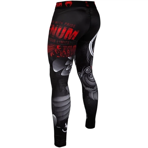 Компресійні штани Venum Koi 2.0 Spats Black White (VENUM-03532-108-XS) - зображення 4