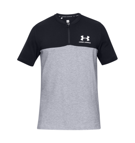 Футболка-поло Under Armour Sportstyle Track 1/2 Zip (1329287-035-M) - изображение 4