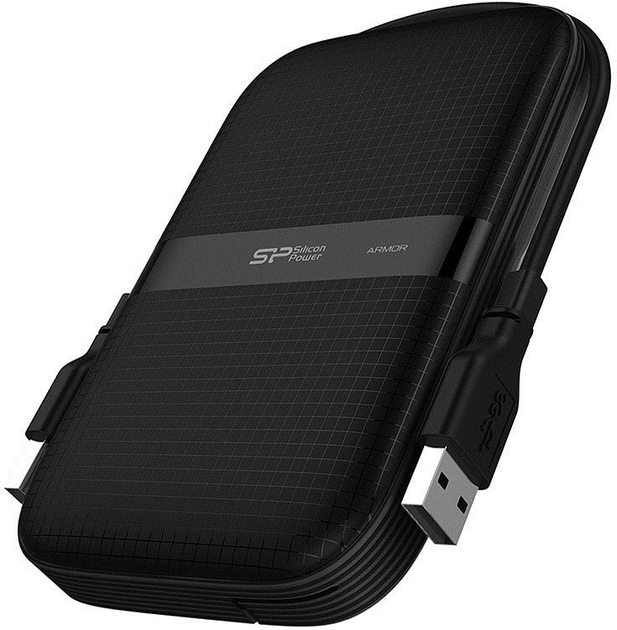 Жорсткий диск Silicon Power Armor A60 5TB SP050TBPHDA60S3A 2.5 USB 3.2 External Black - зображення 2