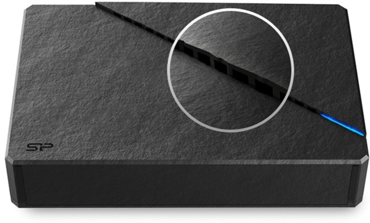 Dysk Twardy Silicon Power S07 8TB SP080TBEHDS07C3K 3.5 USB 3.2 Zewnętrzny Czarny - obraz 4