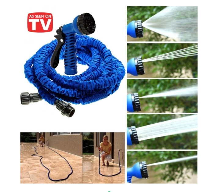 Шланг садовый Magic Hose для полива саморастягивающийся + Распылитель 30 м (XH30) - изображение 2