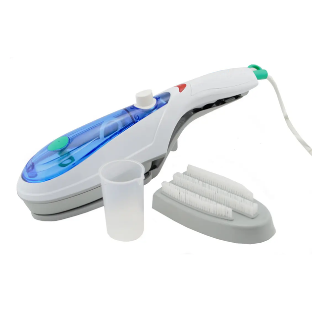 Ручной отпариватель пароочиститель для одежды и штор Grant Brush Iron 800 Вт дезинфицирующий Голубой - изображение 8
