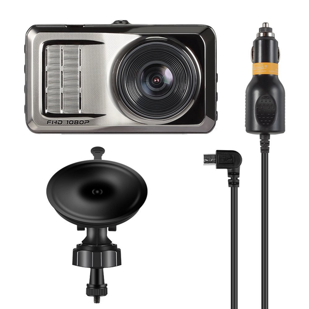 Видеорегистратор E Car E Cam EC-E26 1080P, с экраном 3", встроенный аккумулятор, микрофон и динамик, ночная съёмка - изображение 9