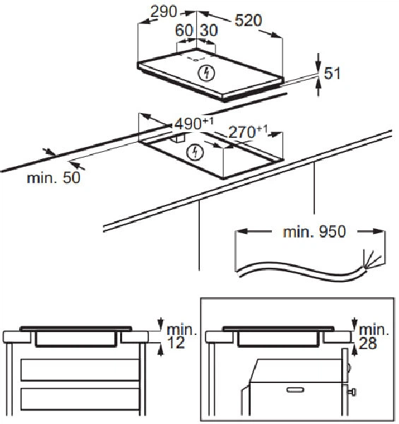 Płyta indukcyjna Domino Electrolux LIT30230C - obraz 11