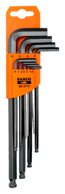 Набір подовжених шестигранників із кульовим наконечником - Bahco BE-9770 - зображення 4