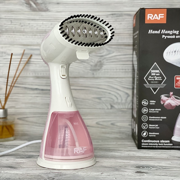 Вертикальний ручний відпарювач-парогенератор для одягу RAF R.1214P 1500 ...