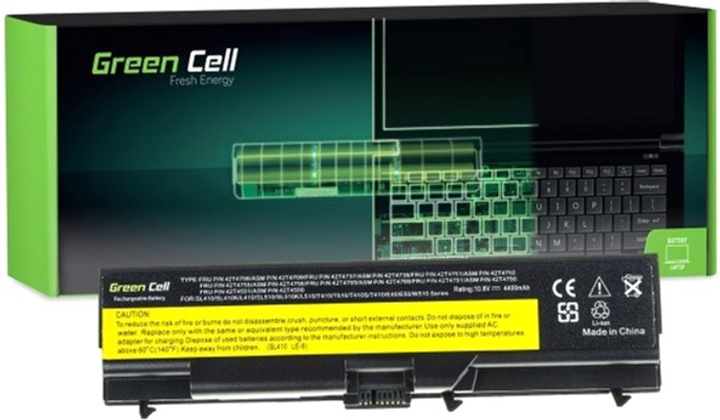Bateria Green Cell do laptopów Lenovo 11,1 V 4400 mAh (LE05) - obraz 1