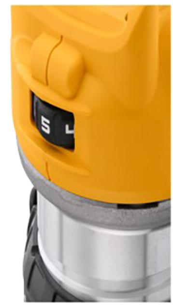 Фрезер DeWalt 18V XR BRUSHLESS 8 мм без акумулятора та зарядного пристрою (DCW604NT-XJ) - зображення 4
