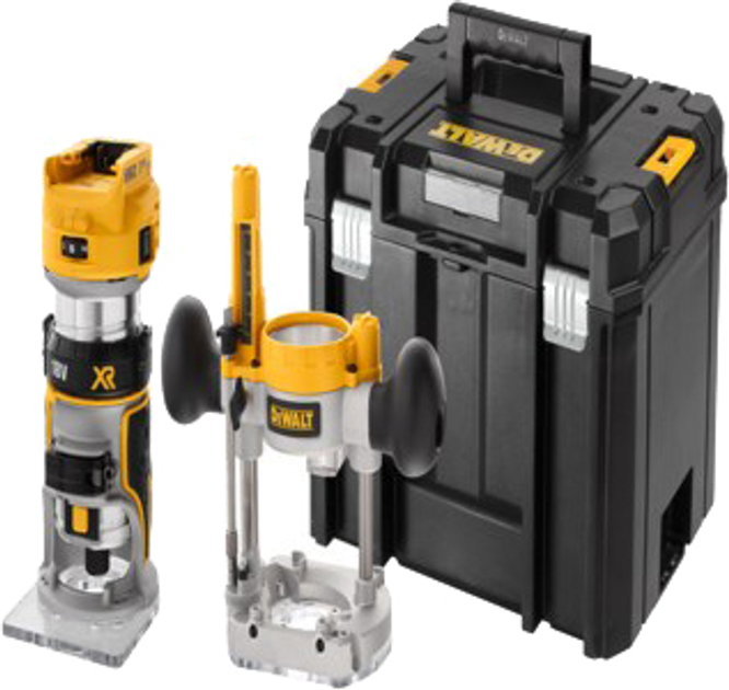 Фрезер DeWalt 18V XR BRUSHLESS 8 мм без акумулятора та зарядного пристрою (DCW604NT-XJ) - зображення 6