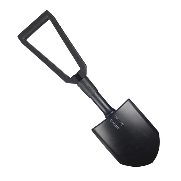 Тактическая складная саперная лопатка с чехлом M-TAC, армейская складная лопата, лопата походная для кемпинга - изображение 1