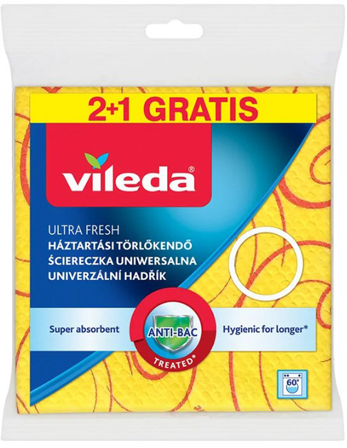 Serwetki do sprzątania Vileda Universal 3D 2+1szt (144826) - obraz 1