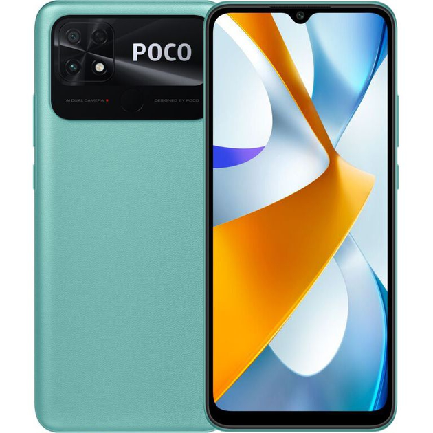 Смартфон POCO C40 4/64Gb NFC Green (Global Version) – фото, відгуки ...