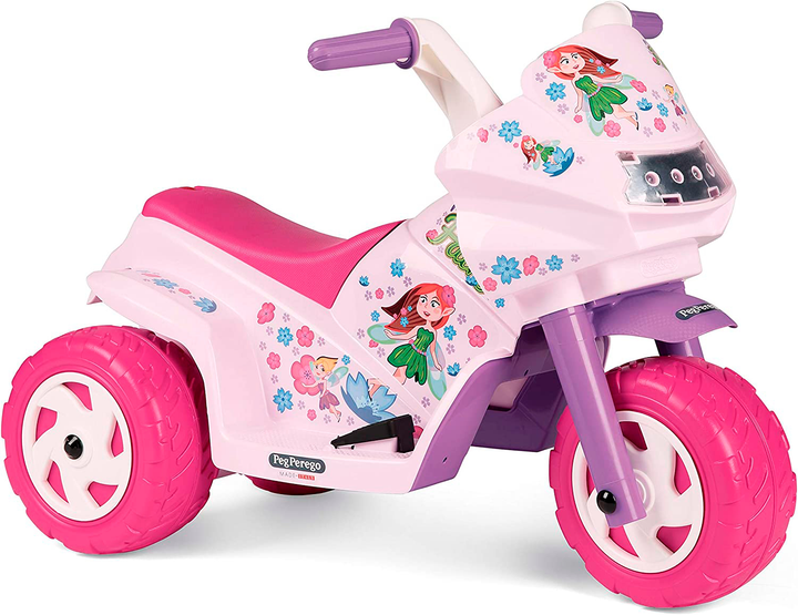 Мотоцикл Peg-Perego Mini Fairy Розовый (MD 0008) (8005475412305) – фото ...