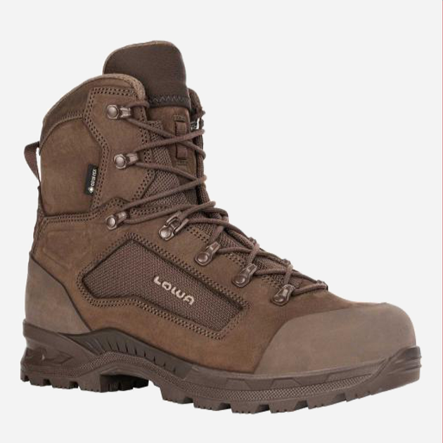 Чоловічі тактичні черевики високі з Gore-Tex LOWA Breacher N GTX Mid TF 210115/0493 44.5 (10UK) 29.6 см [112] Dark Brown (2000980586264) - зображення 2