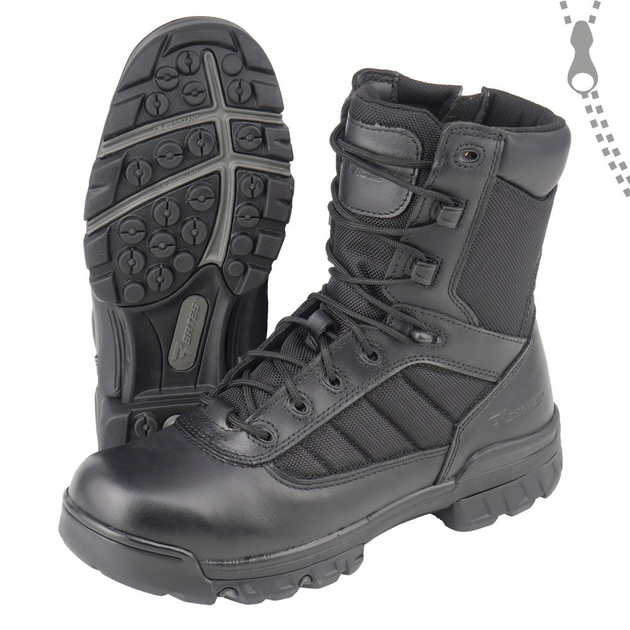 Тактичні черевики Bates 8 Side Zip Black Size 44 (US 11) - зображення 1