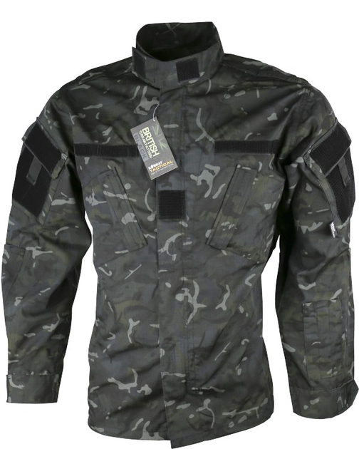 Сорочка тактична KOMBAT UK Assault Shirt ACU Style L мультікам чорний (kb-asacus-btpbl) - изображение 2