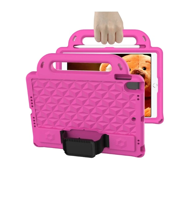 Чехол STR EVA с ремнём для ношения на плече и подставкой для Apple iPad Air 1 (9.7" экран) Pink - изображение 3