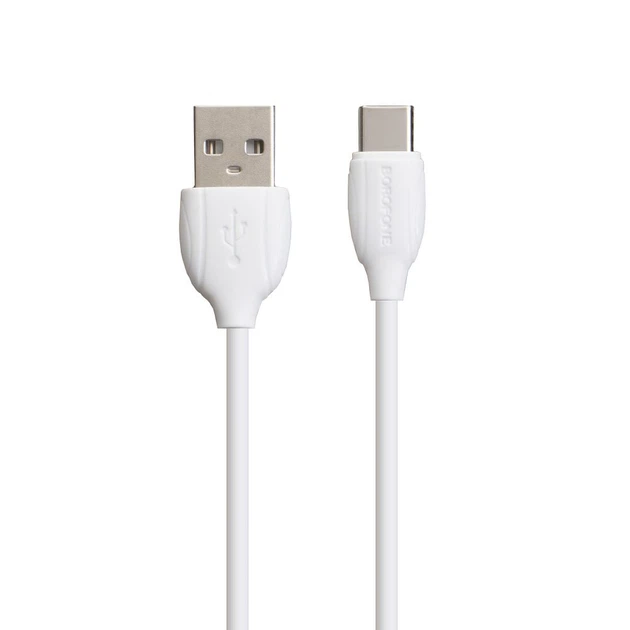СЗУ Borofone BA39A Dual Port Charger Set QC3.0 18W кабель USB - Type C White - изображение 3