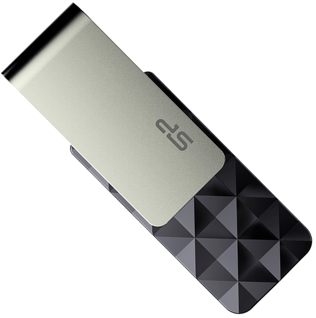 Pendrive Silicon Power Blaze B30 64 GB USB 3.2 Czarny (SP064GBUF3B30V1K) - obraz 1