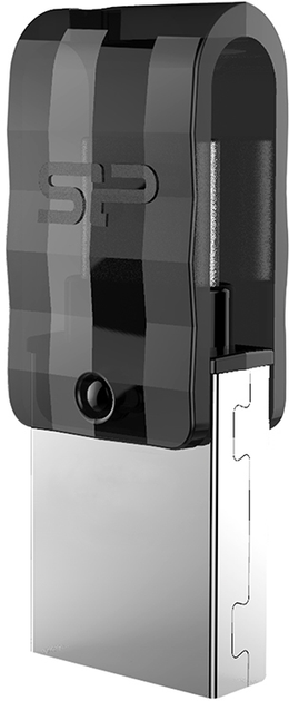 Pendrive Silicon Power Mobile C31 128 GB USB 3.2/Type-C Czarny (SP128GBUC3C31V1K) - obraz 2