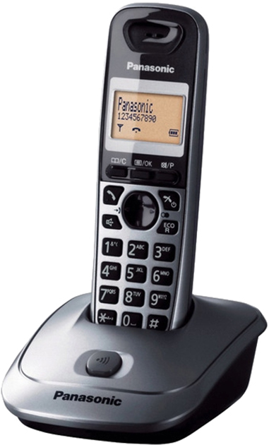 Telefon stacjonarny Panasonic KX-TG2511 PDM Szary - obraz 2