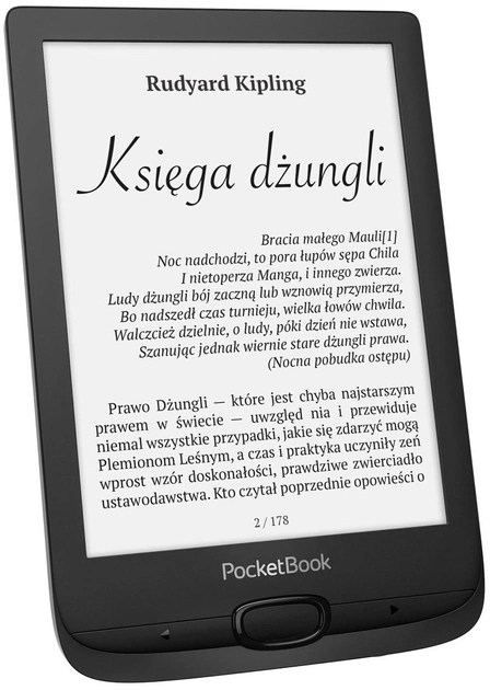 E-book Pocketbook Basic Lux 3 Czarny (PB617-P-WW) - obraz 2