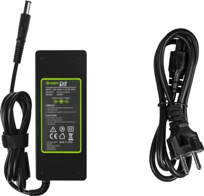 Zasilacz Green Cell do laptopa Dell 19,5V 4,62A 90W (AD09P) - obraz 3
