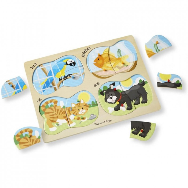 Пазл Melissa&Doug 4 в 1 Домашние животные (MD9861) – фото, отзывы ...