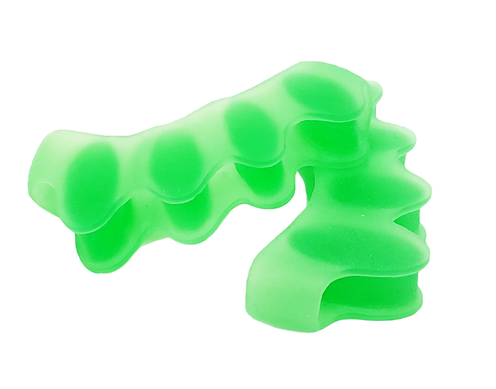 Силіконовий міжпальцевий коректор роздільник пальців Hallux Valgus Green - изображение 2