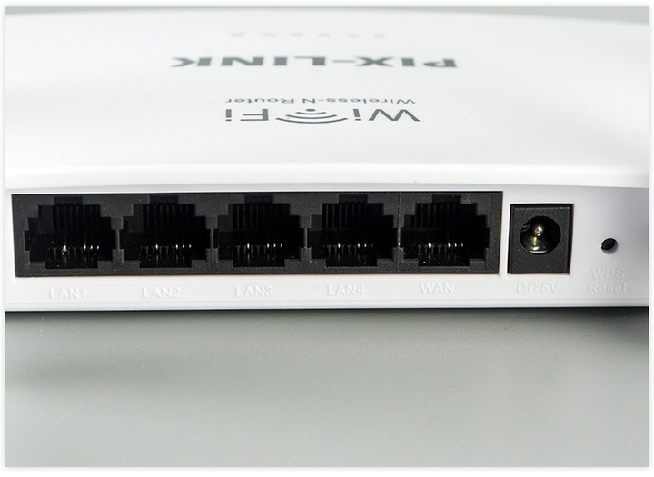 Роутер маршрутизатор WiFi Pix-Link 4xLAN/1xWAN 802.11n, 2.4GHz 300 Mbps 4*5dBi антени Білий - зображення 5
