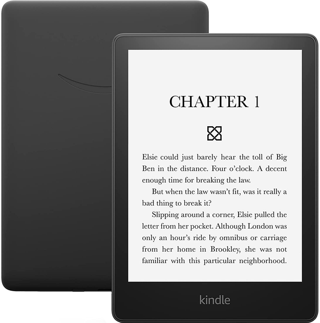 e-czytnik Kindle Paperwhite 5 11. generacji 8GB 2021 Reklamowana czarna (B08KTZ8249) - obraz 1