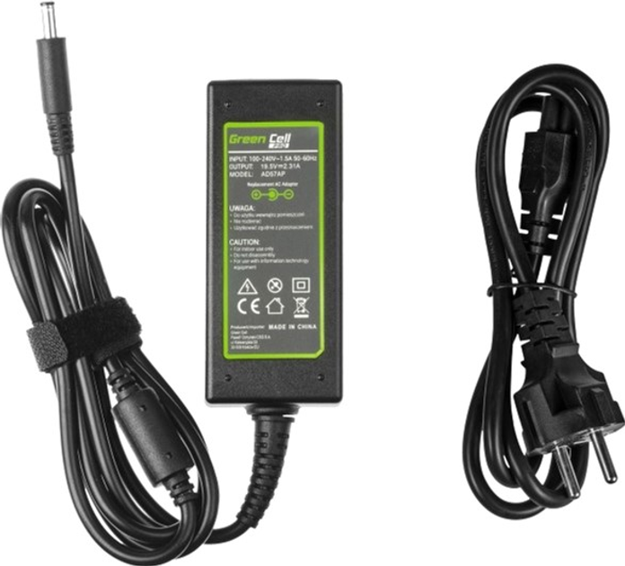 Блок живлення Green Cell для ноутбука Dell 19.5V 2.31A 45W (AD57AP) - зображення 3