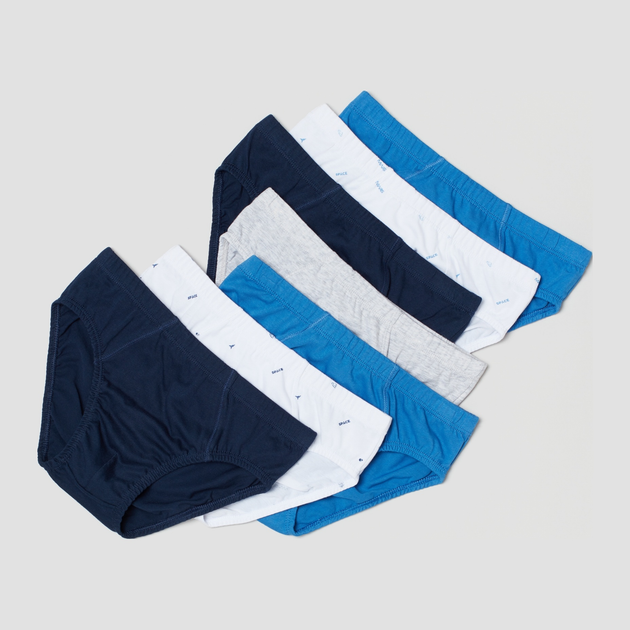 Набір трусів 7 шт дитячий OVS 1596648 146 см White/Blue (8056608983773) - зображення 1