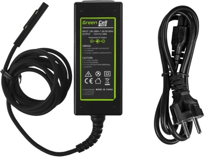 Zasilacz Green Cell do laptopa Microsoft Surface 12V 2,58A 36W (AD63P) - obraz 3